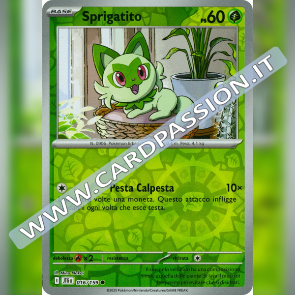 016/159 Sprigatito Reverse | Avventure Insieme