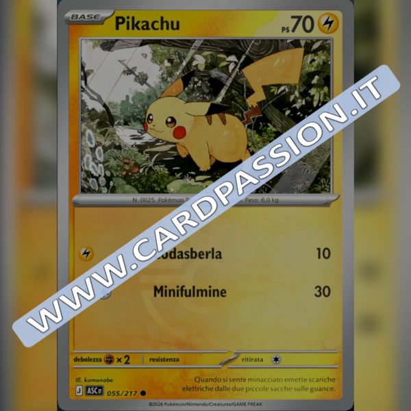 055/217 Pikachu Poke Ball Reverse | Ascesa Eroica