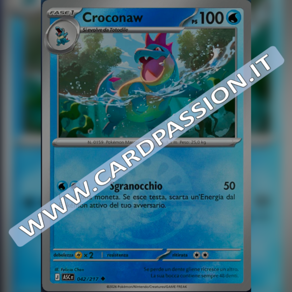 042/217 Croconaw Poke Ball Reverse | Ascesa Eroica