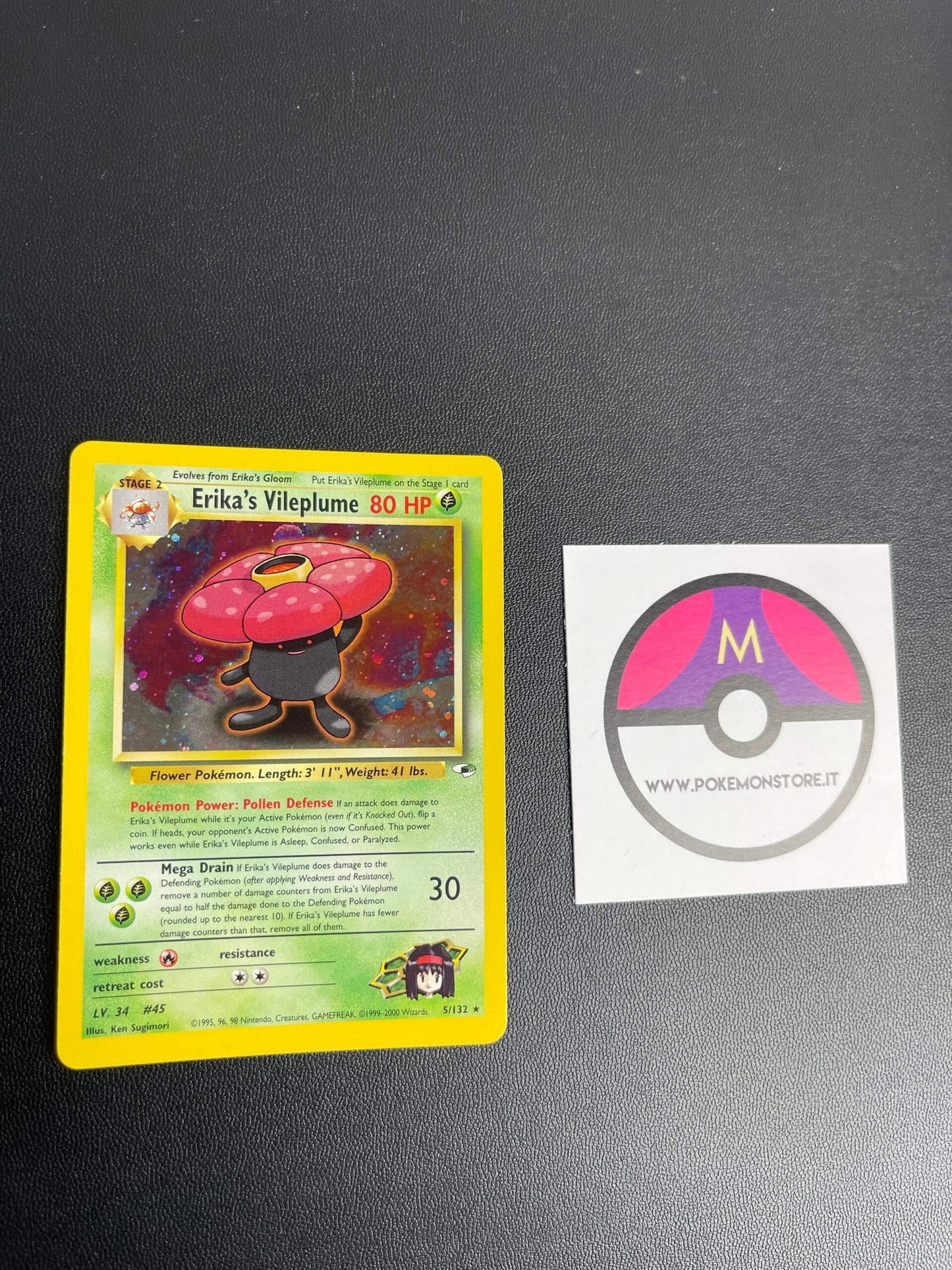 5/132 Erika's Vileplume Holo Near Mint | Gym Heroes (EN)