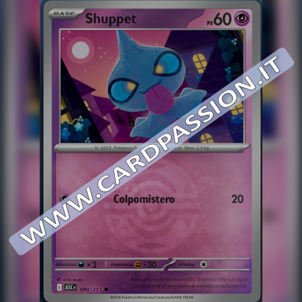 090/217 Shuppet Poke Ball Reverse | Ascesa Eroica