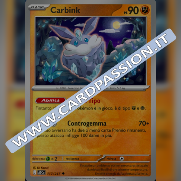 117/217 Carbink Poke Ball Reverse | Ascesa Eroica