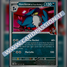 127/217 Honchkrow del Team Rocket Poke Ball Reverse | Ascesa Eroica