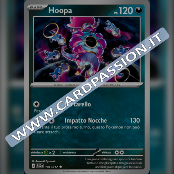 141/217 Hoopa Poke Ball Reverse | Ascesa Eroica
