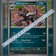 132/217 Obstagoon di Galar Poke Ball Reverse | Ascesa Eroica
