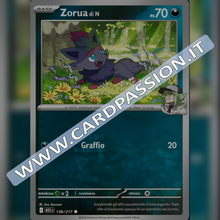 136/217 Zorua di N Poke Ball Reverse | Ascesa Eroica