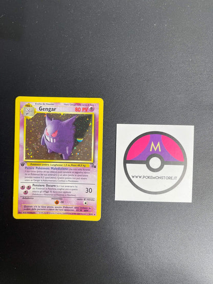 5/62 Gengar Holo Prima Edizione Played | Set Fossil (IT)
