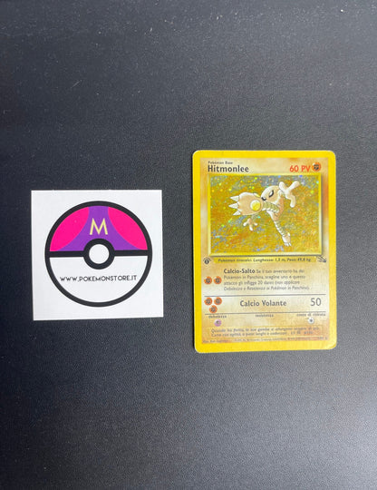 7/62 Hitmonlee Holo Prima Edizione Played | Set Fossil (IT)