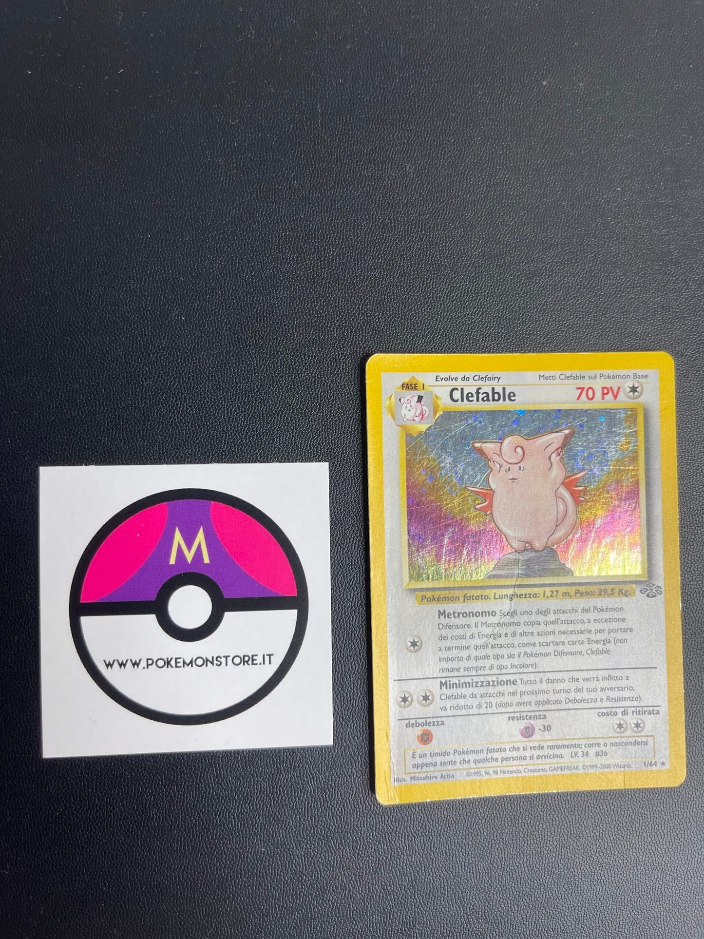 1/64  Clefable Holo Played | Set Jungle (IT)