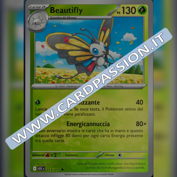 013/217 Beautifly Poke Ball Reverse | Ascesa Eroica
