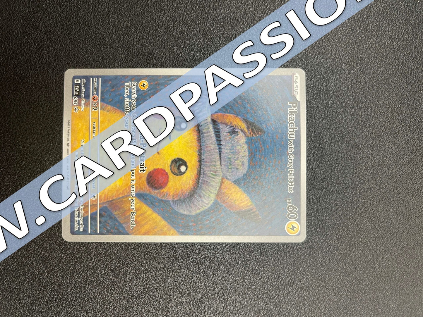 SVP085 Pikachu with Grey Felt Hat Near Mint - Van Gogh
