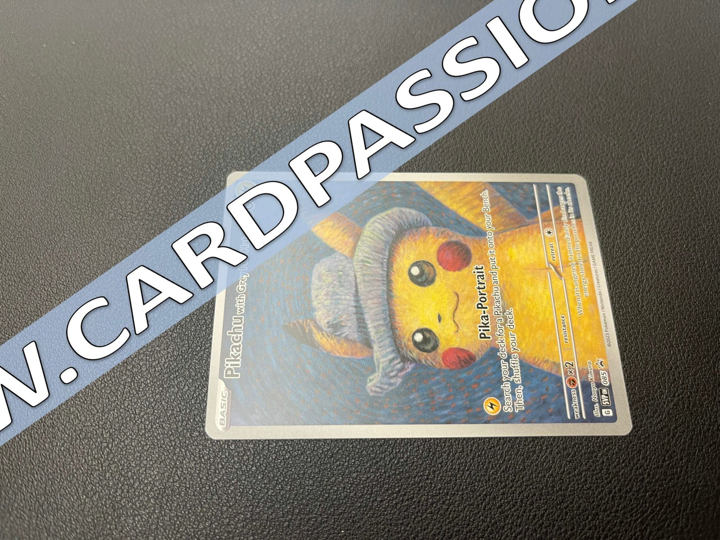 SVP085 Pikachu with Grey Felt Hat Near Mint - Van Gogh