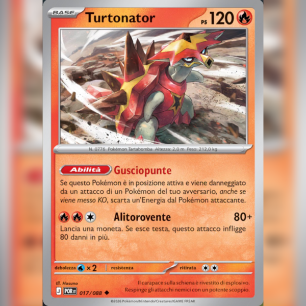 017/088 Turtonator | Equilibrio Perfetto
