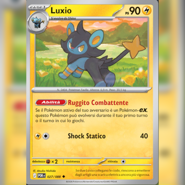 027/088 Luxio | Equilibrio Perfetto