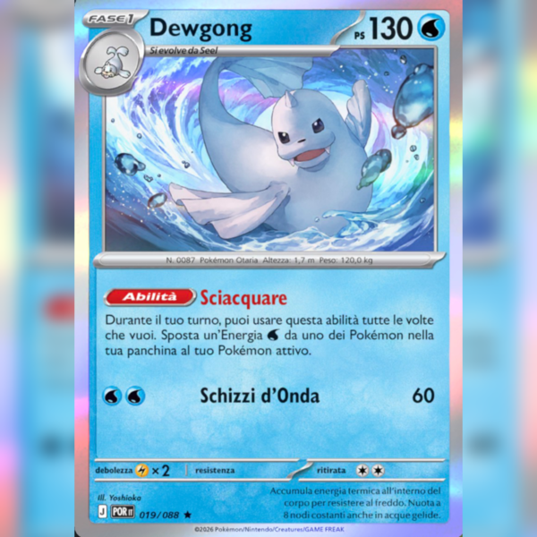 019/088 Dewgong Holo | Equilibrio Perfetto