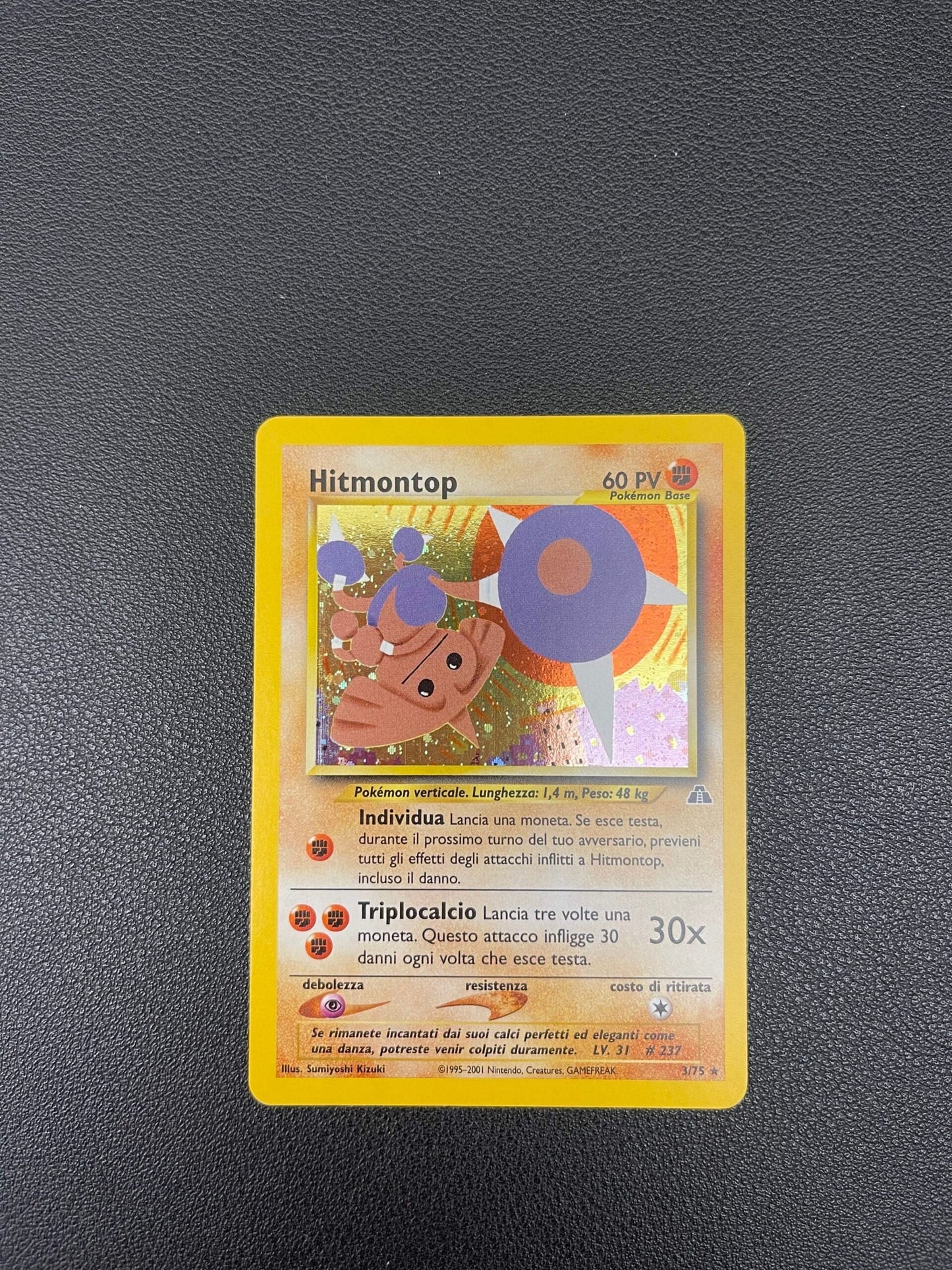 3/75 Hitmontop Holo Mint | Neo Discovery (IT)