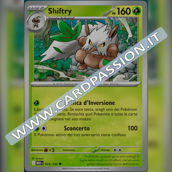 015/132 Shiftry | Megaevoluzione