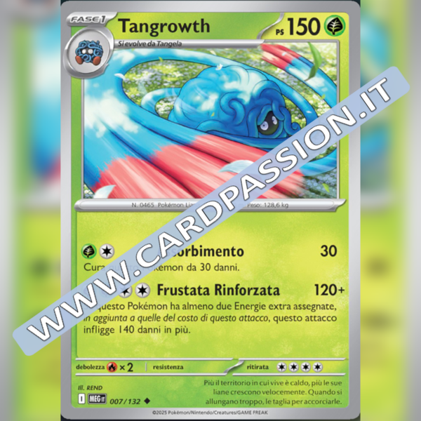007/132 Tangrowth | Megaevoluzione