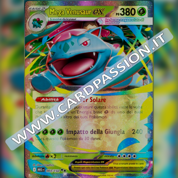 003/132 Mega Venusaur ex | Megaevoluzione