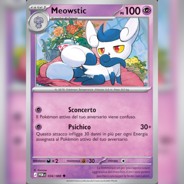 034/088 Meowstic | Equilibrio Perfetto