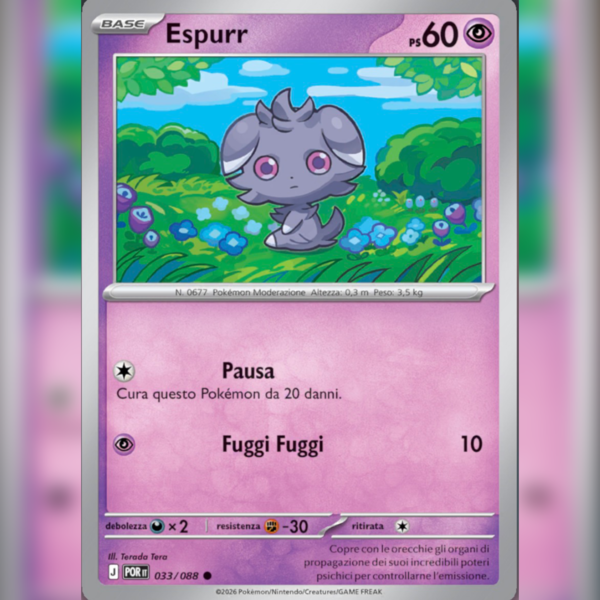 033/088 Espurr | Equilibrio Perfetto