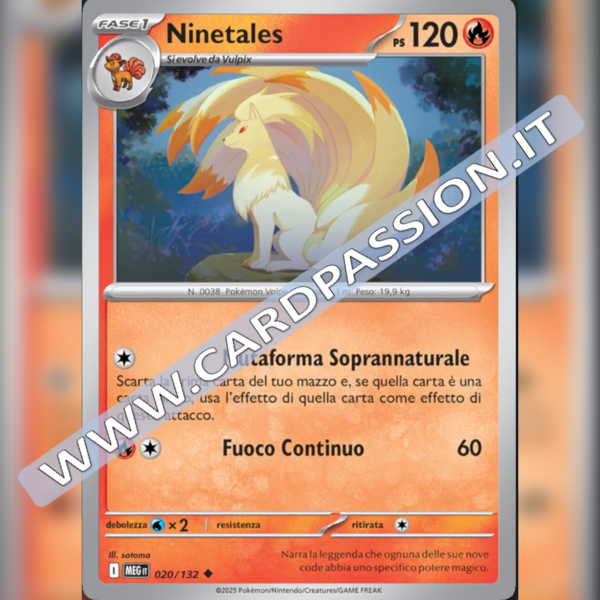 020/132 Ninetales | Megaevoluzione