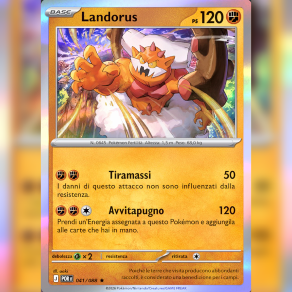 041/088 Landorus Holo | Equilibrio Perfetto
