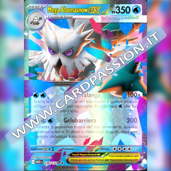 036/132 Mega Abomasnow ex | Megaevoluzione