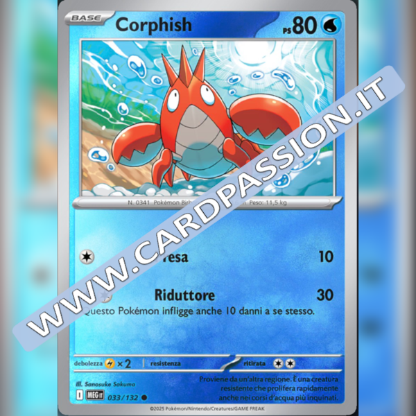 033/132 Corphish | Megaevoluzione