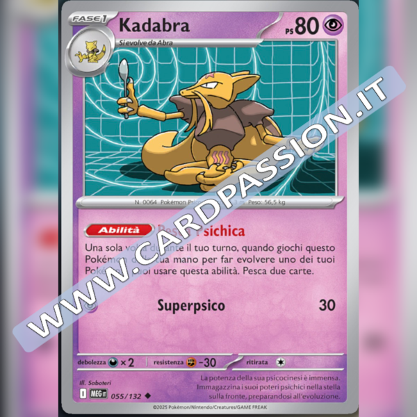 055/132 Kadabra | Megaevoluzione