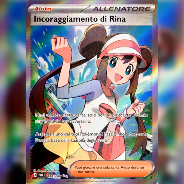 114/088 Incoraggiamento di Rina (Full Art) | Equilibrio Perfetto