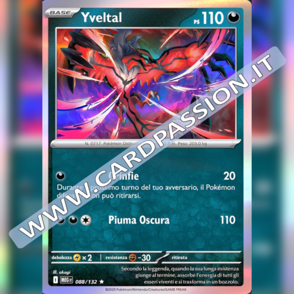 088/132 Yveltal Holo | Megaevoluzione