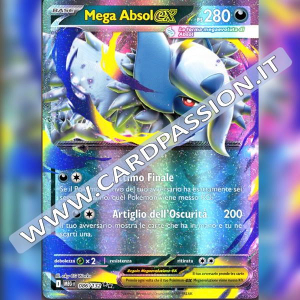 086/132 Mega Absol ex | Megaevoluzione