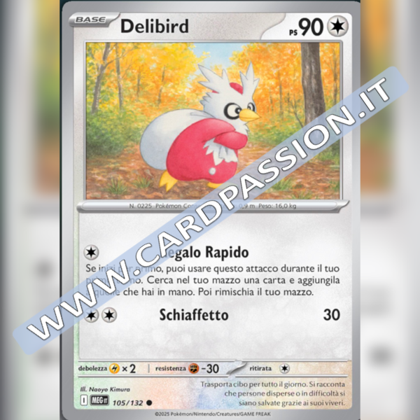105/132 Delibird | Megaevoluzione