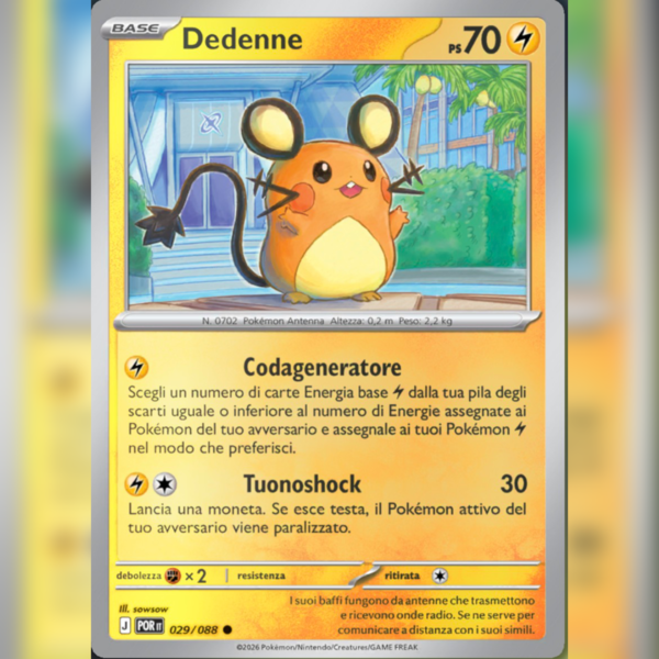 029/088 Dedenne Reverse | Equilibrio Perfetto