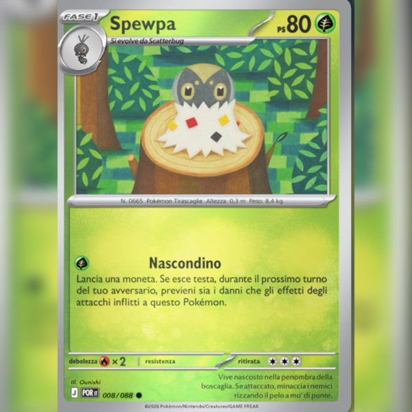 008/088 Spewpa Reverse | Equilibrio Perfetto
