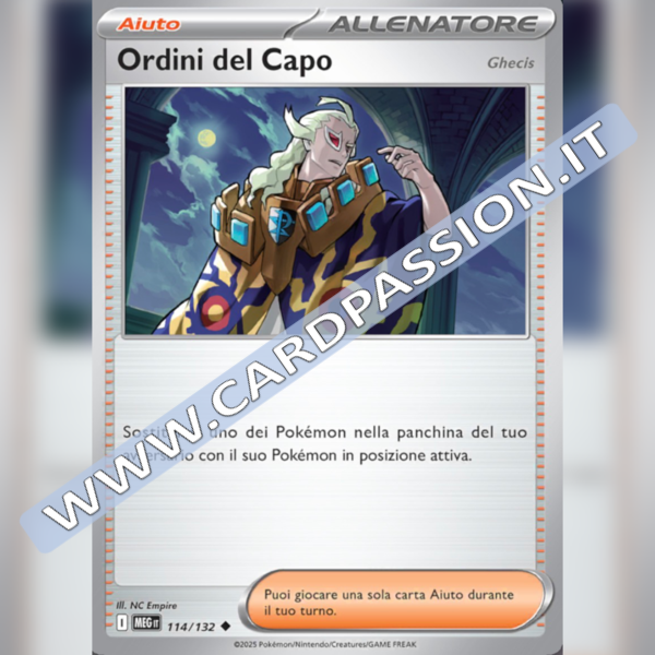 114/132 Ordini del Capo (Ghecis) | Megaevoluzione