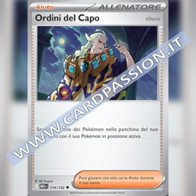 114/132 Ordini del Capo (Ghecis) | Megaevoluzione