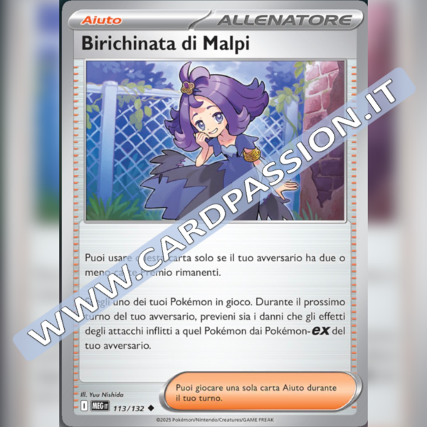 113/132 Birichinata di Malpi | Megaevoluzione