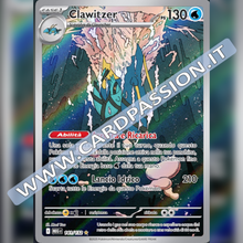 141/132 Clawitzer Illustrazione Rara | Megaevoluzione