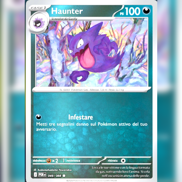 049/088 Haunter Reverse | Equilibrio Perfetto