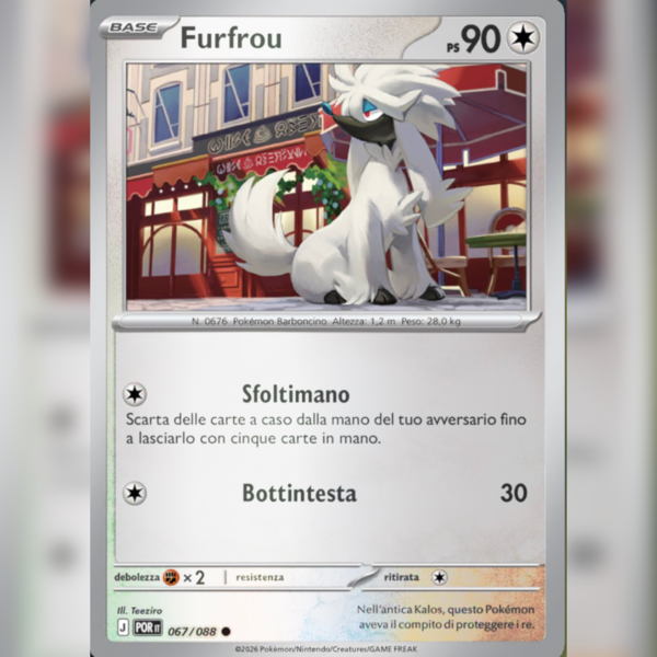 067/088 Furfrou Reverse | Equilibrio Perfetto