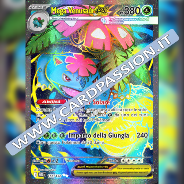 155/132 Mega Venusaur ex (FA) | Megaevoluzione
