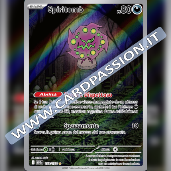 148/132 Spiritomb Illustrazione Rara | Megaevoluzione