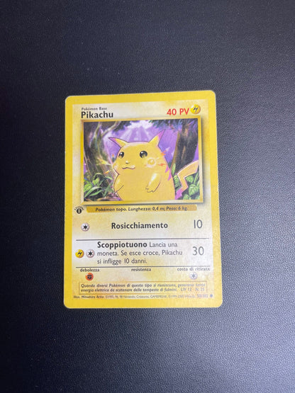 58/102 Pikachu Prima Edizione Good | Set Base (IT)