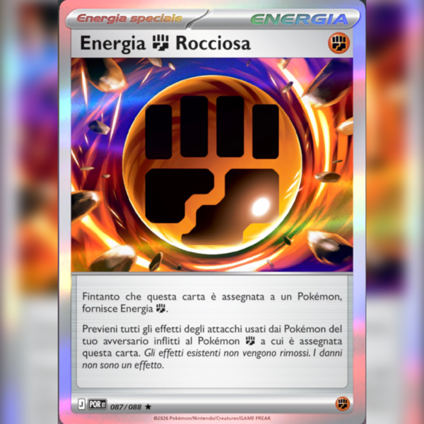 087/088 Energia Rocciosa Holo | Equilibrio Perfetto