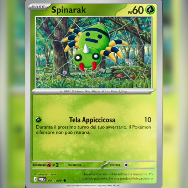 001/088 Spinarak Reverse | Equilibrio Perfetto