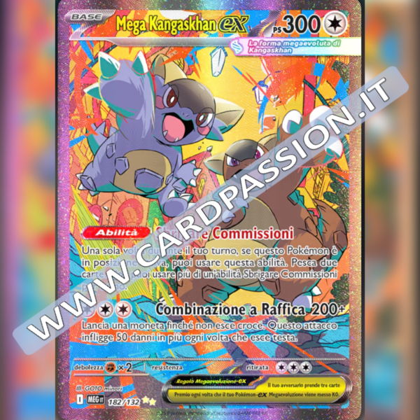 182/132 Mega Kangaskhan ex (SAR) | Megaevoluzione
