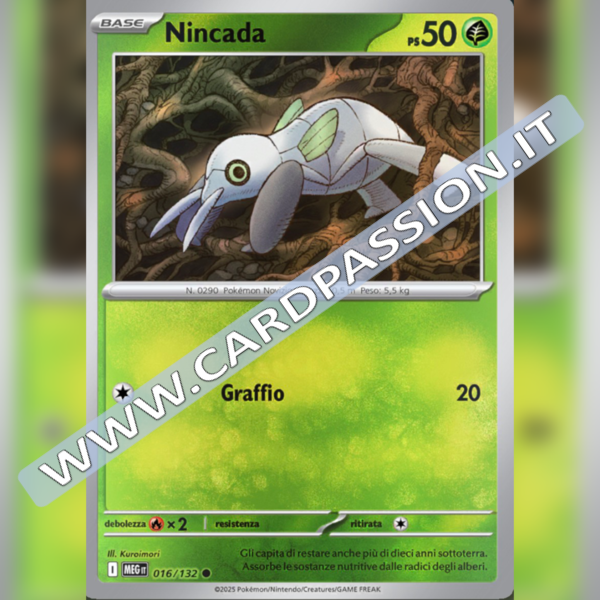 016/132 Nincada Reverse | Megaevoluzione