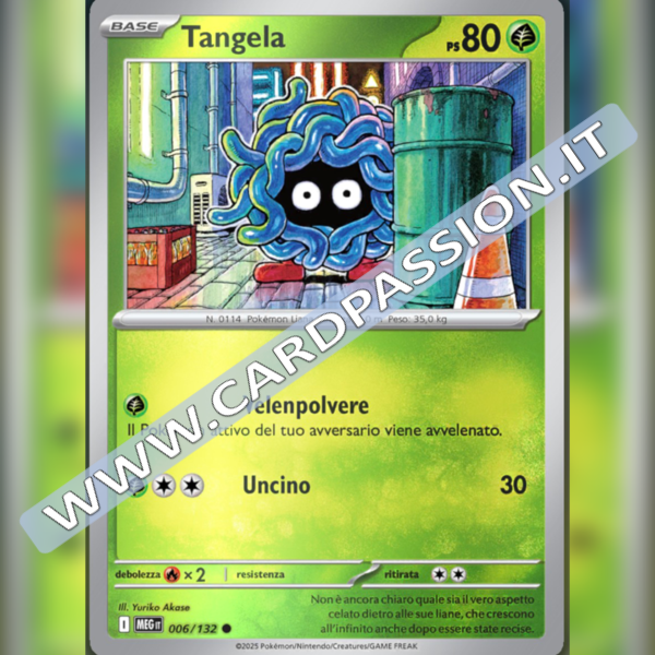 006/132 Tangela Reverse | Megaevoluzione
